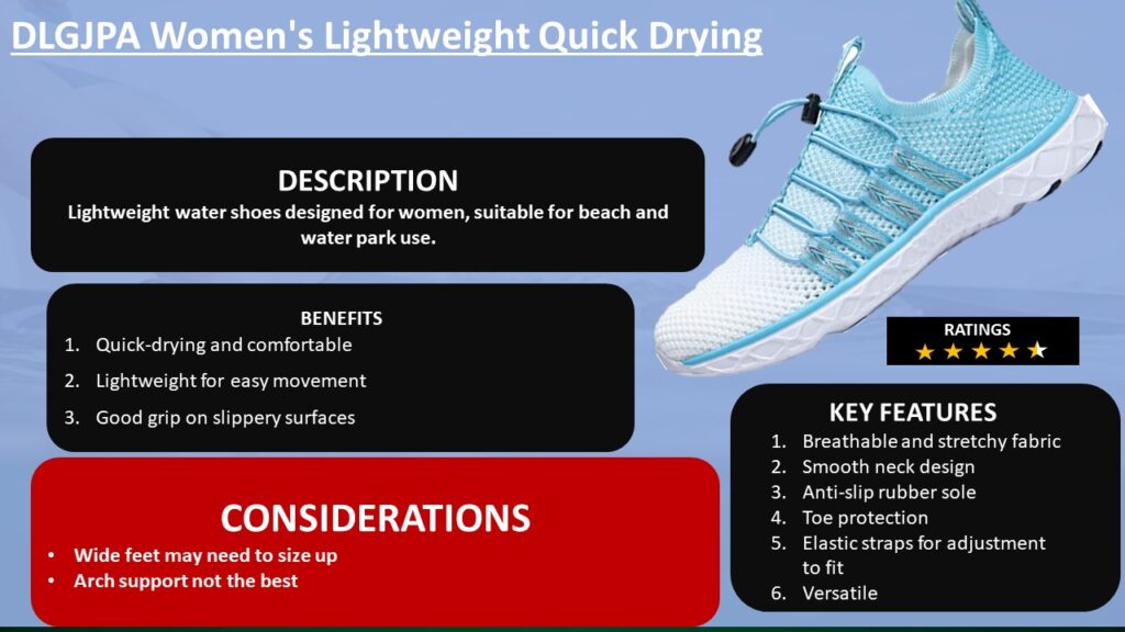 Best Water Shoes For Water Parks DLGJPA women's lightweight water shoes