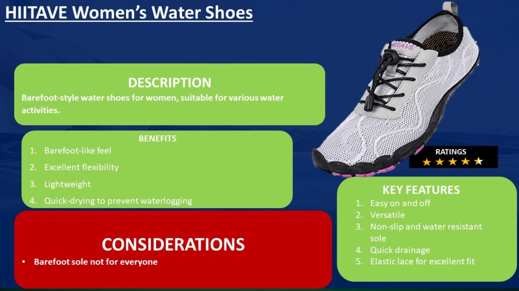 Best Water Shoes For Water Parks HIITAVE women's water shoes