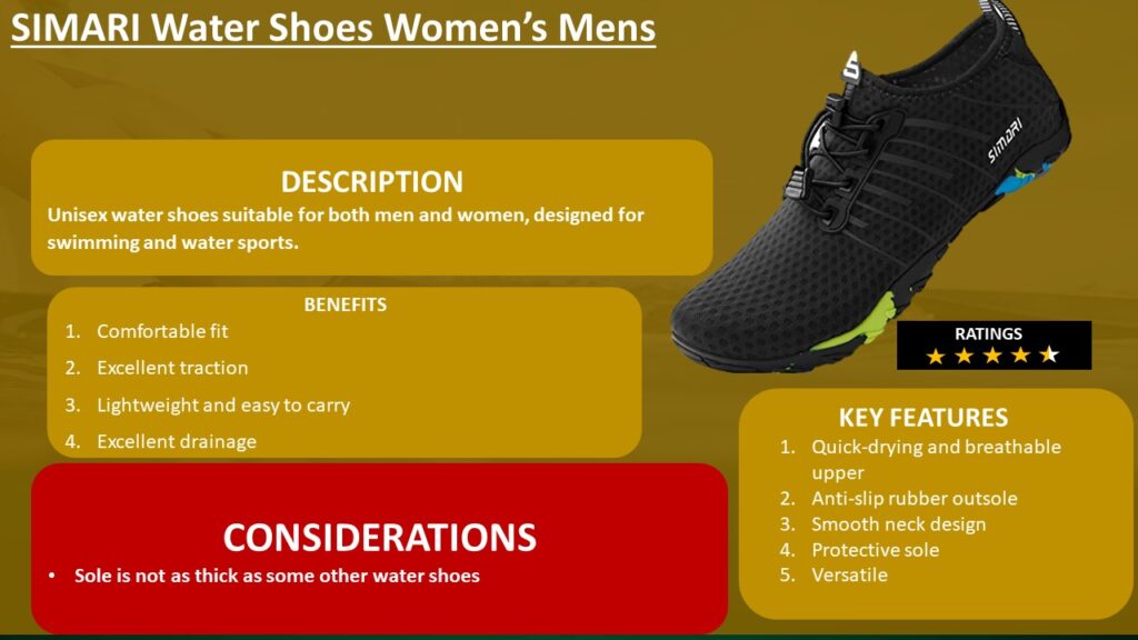 Best Water Shoes For Water Parks SIMARI water shoes women's men's