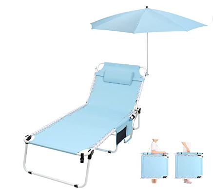 the best beach chair with umbrella
