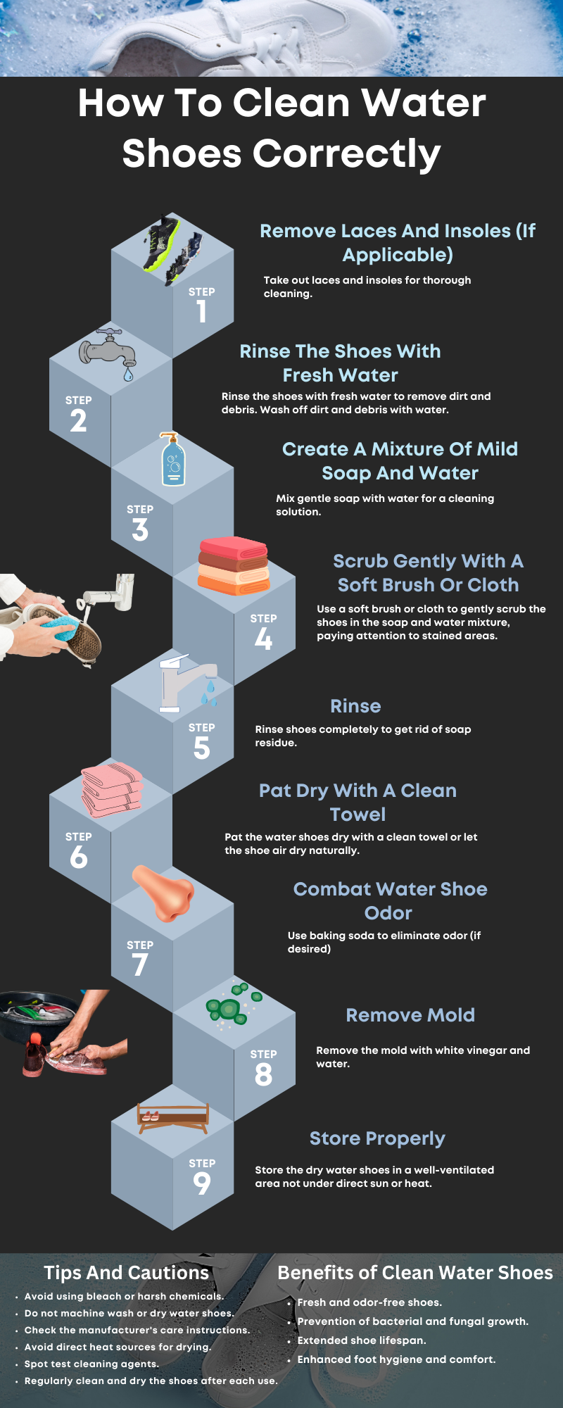 How To Clean Water Shoes Correctly