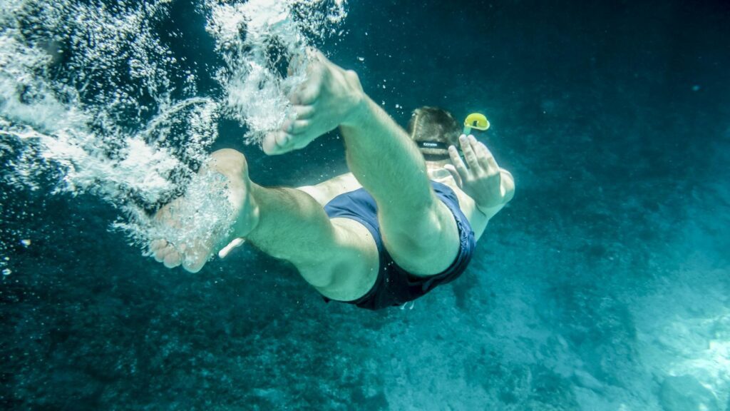 person in underwater Are Water Sports  Dangerous