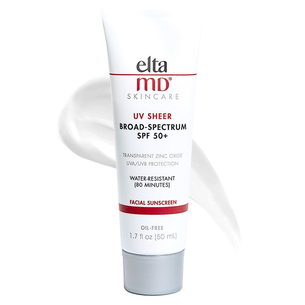 EltaMD UV Sheer Face Sunscreen, SPF 50+ Hydrating Sunscreen for Face Can Sunscreen Expire Can You Tan With Sunscreen SPF 50