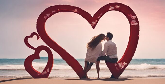Valentine Day At The Beach Valentine at the beach