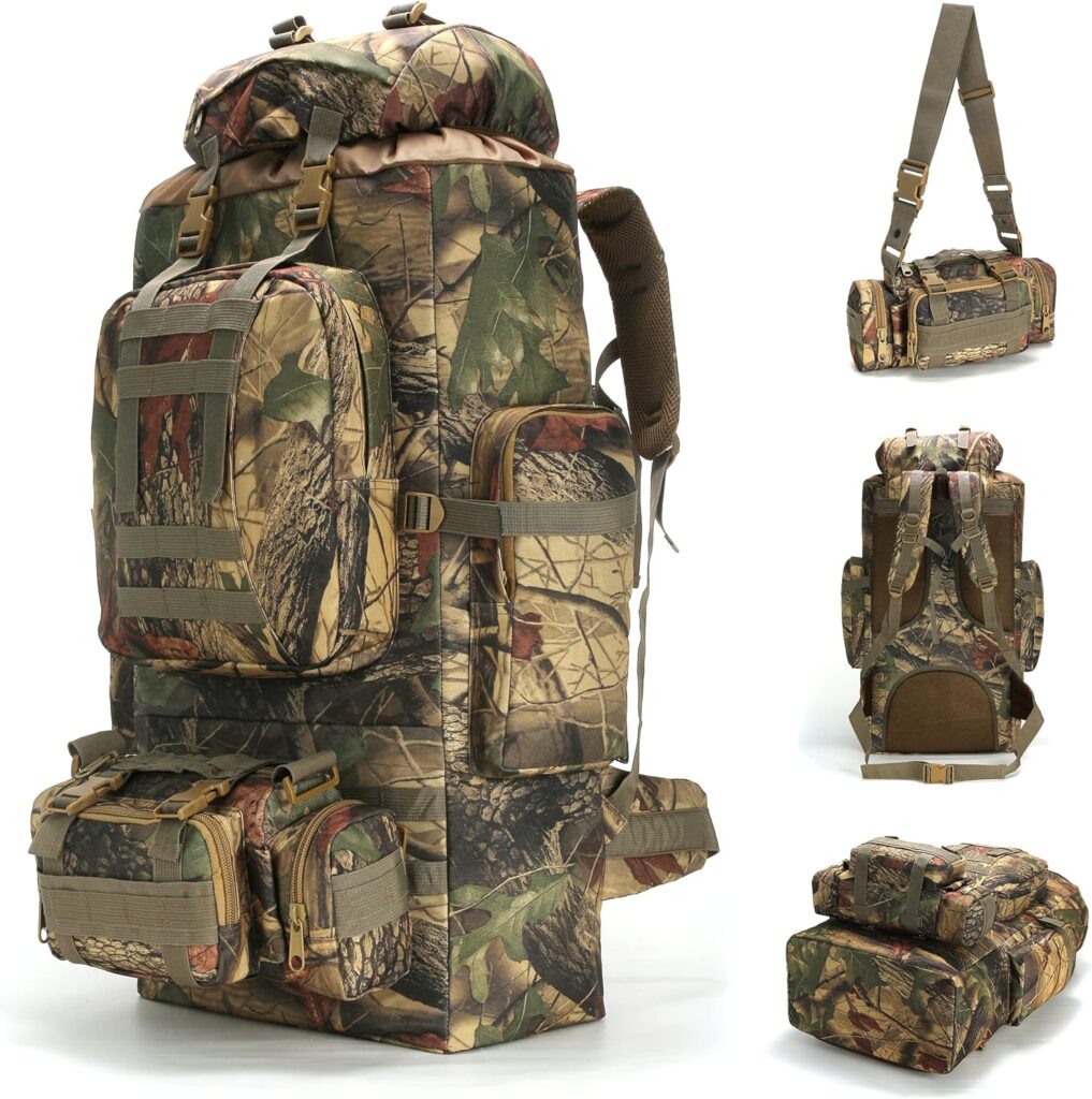 KingsGuard 100l camping hiking backpack best hiking backpack
