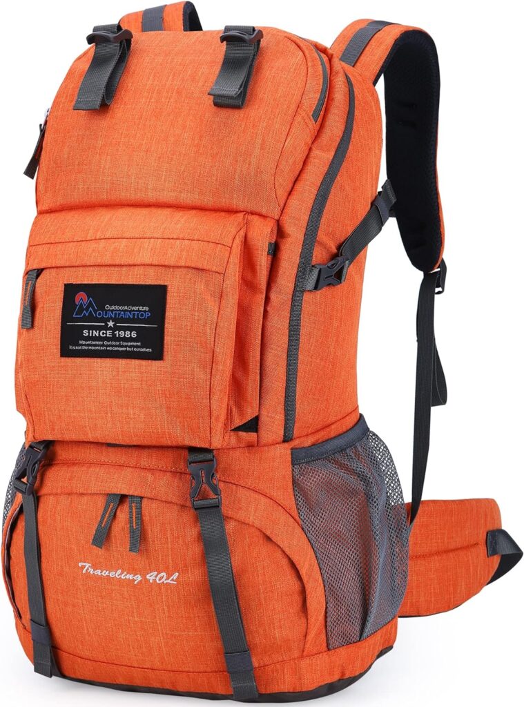 mountaintop hiking backpack