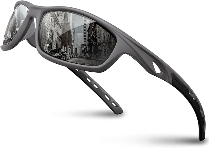RIVBOS Polarized Sunglasses for Men Women 