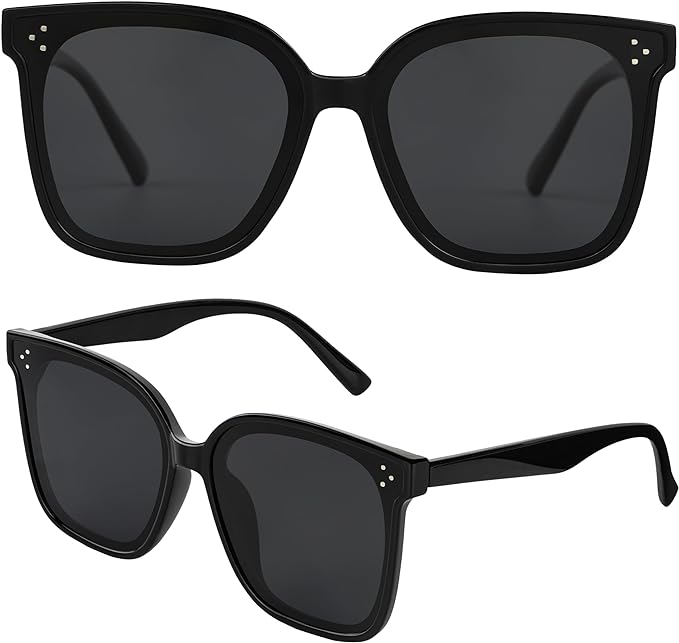 Trendy TAC Polarized Square Sunglasses for Women Men