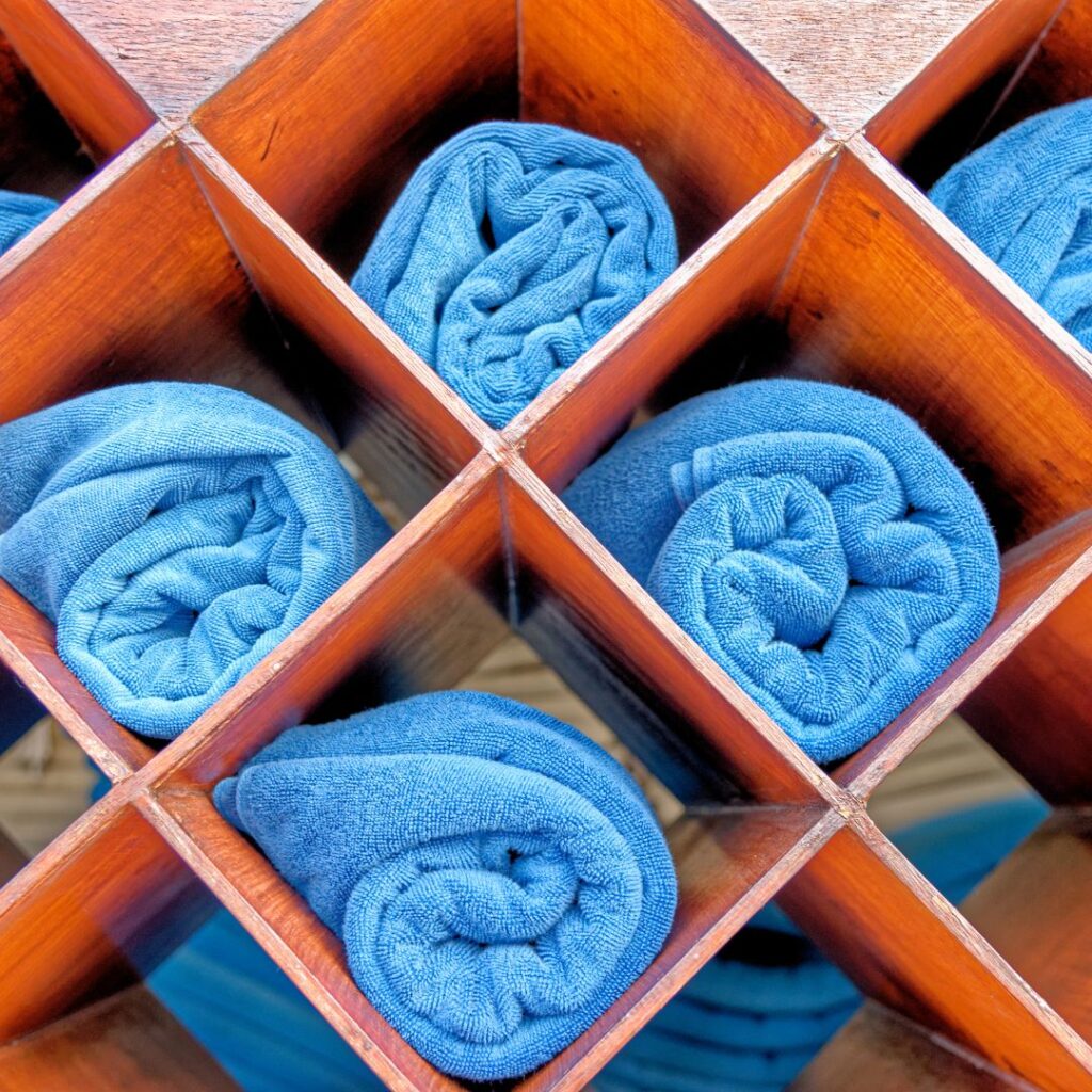 How to Roll a Beach Towel