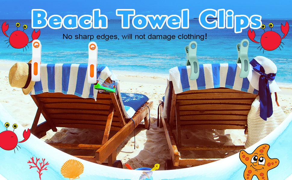 Would Chip Bag Clips Work for Towels on Beach Chairs