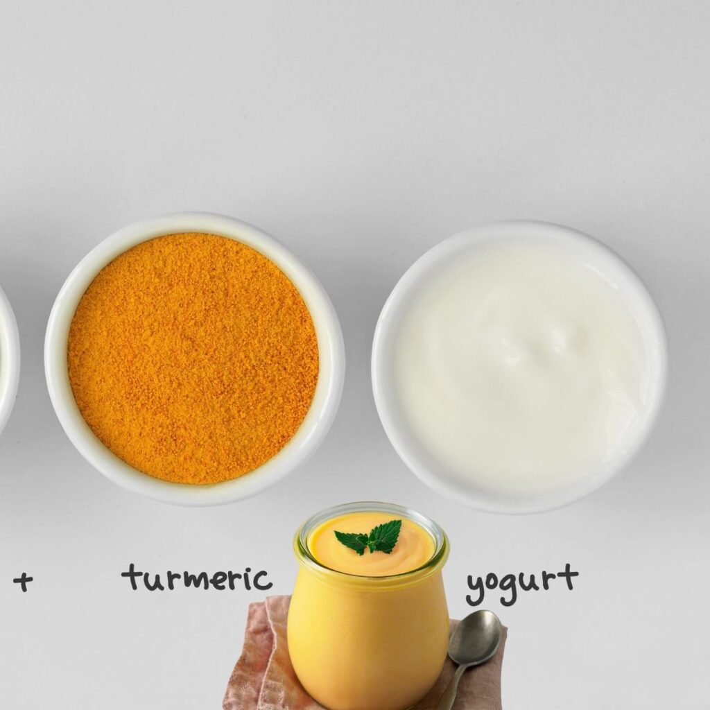 Turmeric and Yogurt Mask for How to Get Rid of Dark Marks on Bikini Area