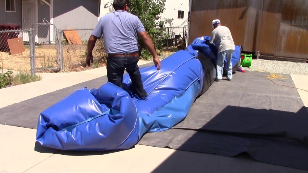 How To Store Inflatable Water Slide 
