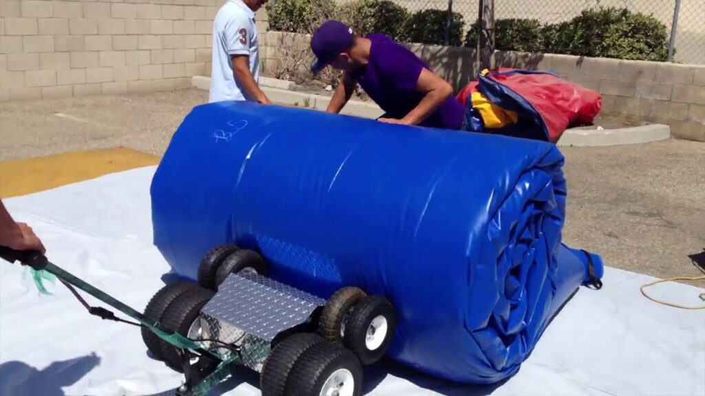 How To Store Inflatable Water Slide 