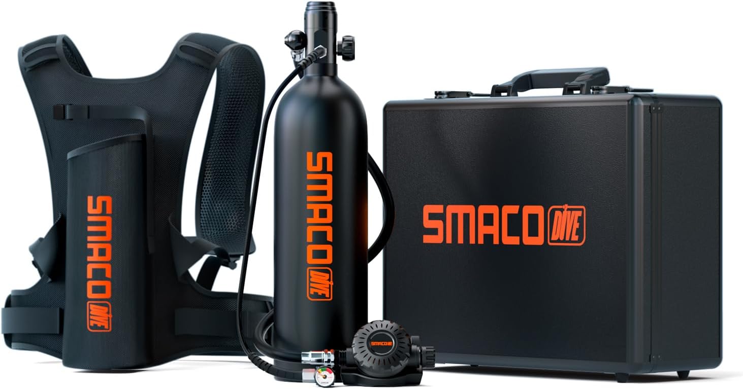 Best scuba tanks SMACO S700 Mini Scuba Tank 1.9L