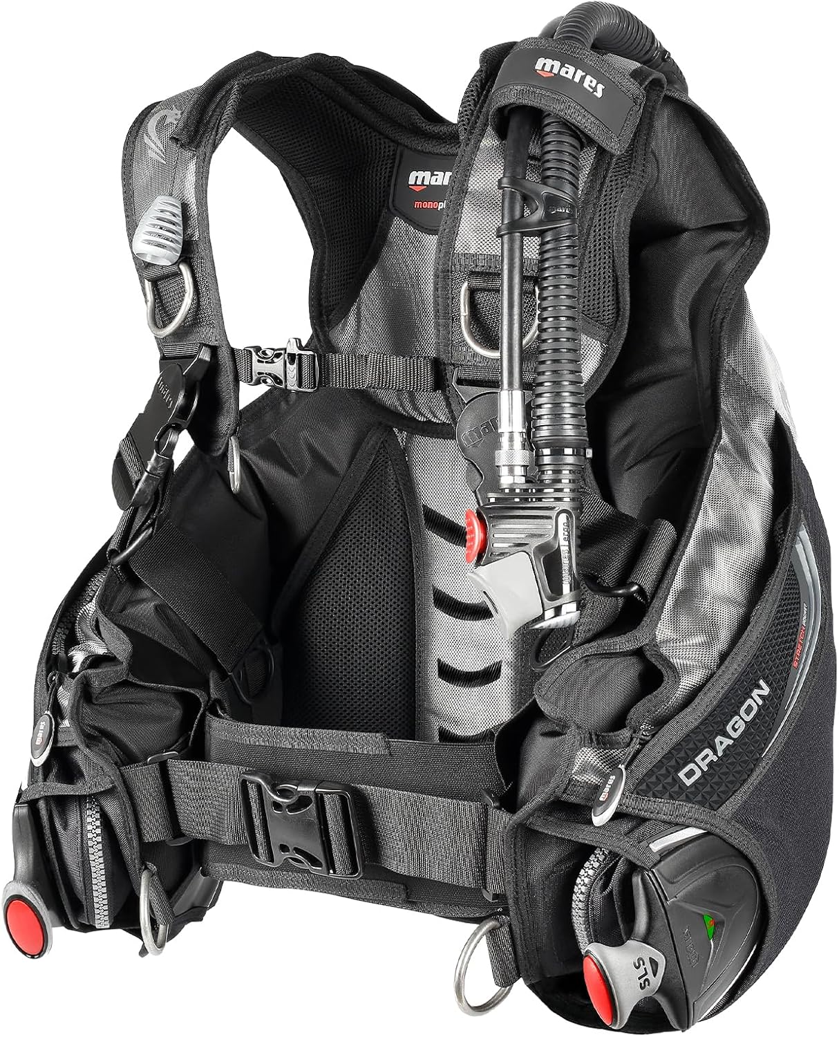 Best Scuba BCD (Buoyancy Control Device) Mares Unisex Dragon SLS Weight System Scuba Diving BCD