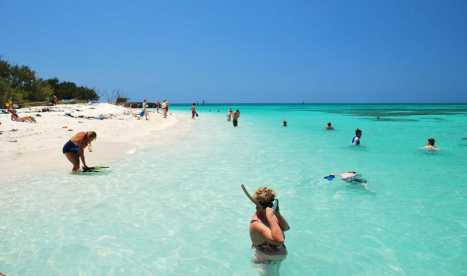 Dry Tortugas National Park where can you snorkel in Florida