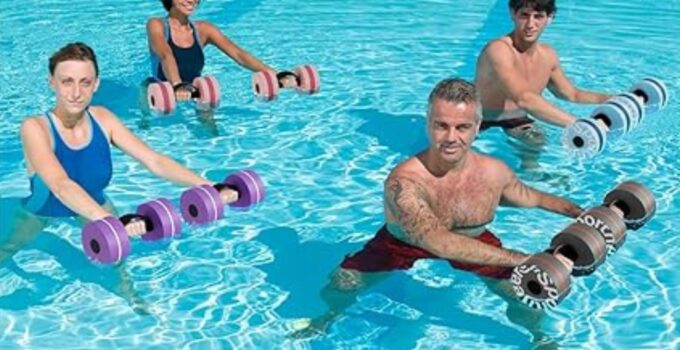 Water weights for pool exercise