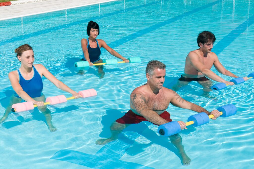 How To Exercise With Water Dumbbells
