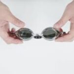 how to change nose piece on Speedo goggles
